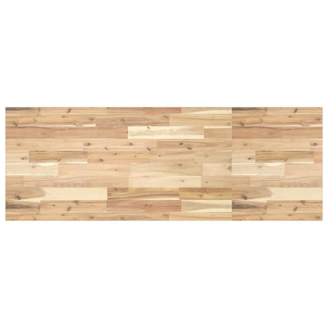 120cm Solid + Manufactured Wood Bathroom Vanity Top