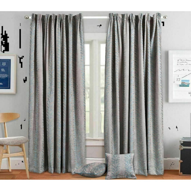 Mitat Polyester Room Darkening Pinch Pleat Curtain Pair