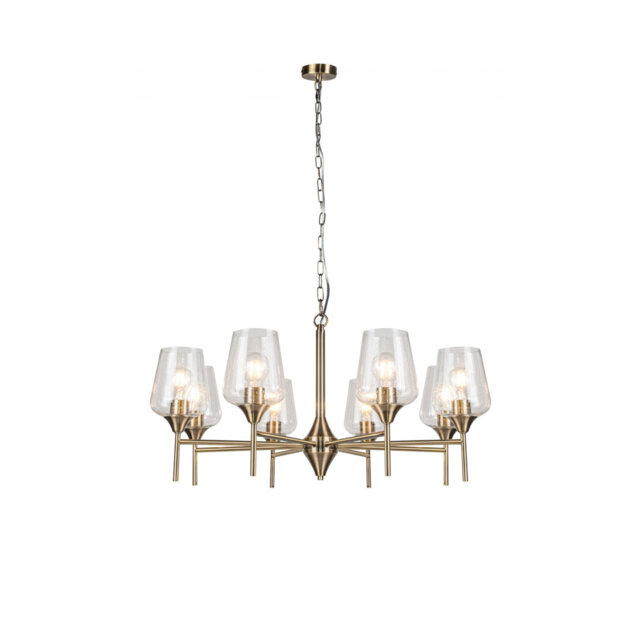 Atifah 3 - Light Shaded Chandelier