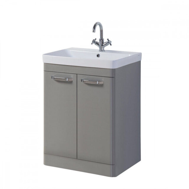 Clifton 500mm Free Standing Single Bathroom Vanity with Vitreous China Basin