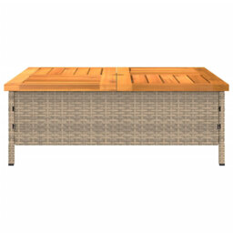Parasol Base Cover 70X70x25 Cm Poly Rattan And Acacia