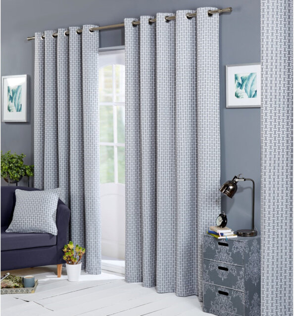 Aoibhi Eyelet Room Darkening Curtains