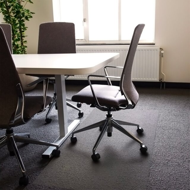 Cleartex Polycarbonate Rectangular Chair Mat for Carpets
