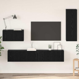 Wall TV Cabinet Wall-Mounted 4 Pcs 200 X 30 X 30 Cm