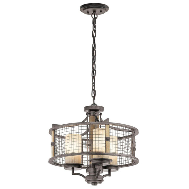 Rosiclare 3-Light Drum Chandelier