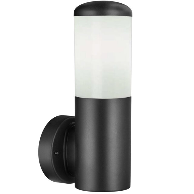 Brazeale Black 30cm H Outdoor Wall Lantern