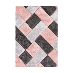 Geometric Shag Indoor / Outdoor Area Rug