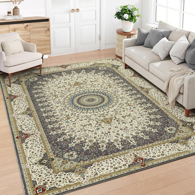 Antique Willow Grey Cashmere Shag Area Rug