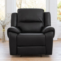 Clarks 100cm Wide Faux Leather Standard Recliner
