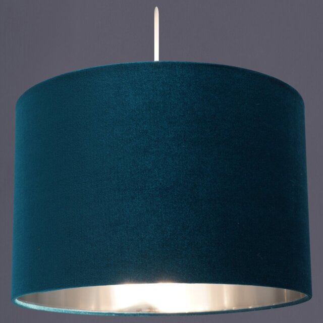 21cm H Velvet Drum Lamp Shade ( Uno )