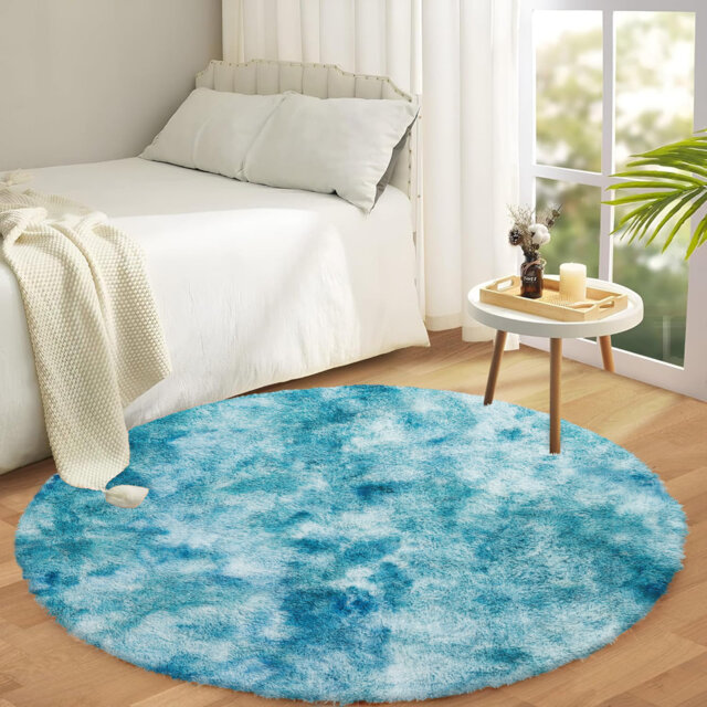 Round Shaggy Area Rug â Ultra-Soft Plush High-Pile Rug For Living Room And Bedroom