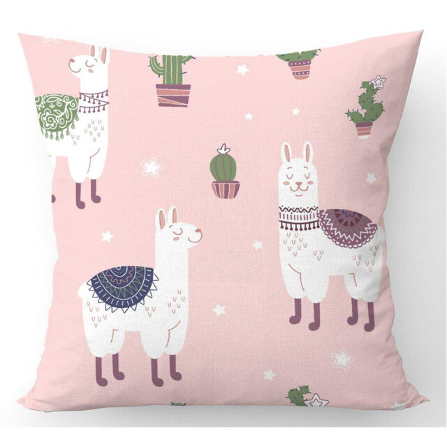 Collinsville Happy Lama Scatter Cushion with Filling