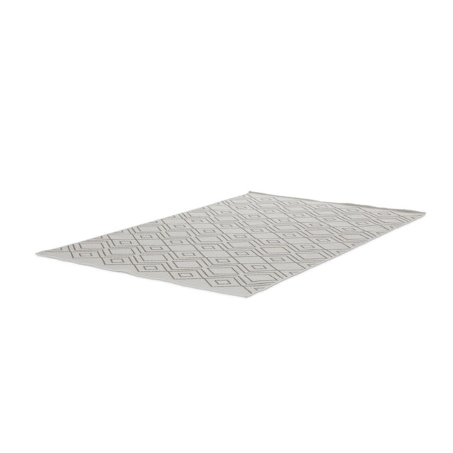 Braun Flatweave Indoor/Outdoor Cream Rug