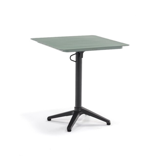 Reiban Square Metal Folding Outdoor Bistro Table , 67cm cm W 67cm cm D