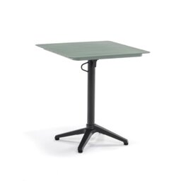 Reiban Square Metal Folding Outdoor Bistro Table , 67cm cm W 67cm cm D
