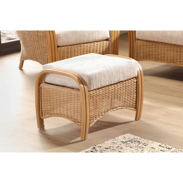 70cm Wide Solid Colour Footstool Ottoman