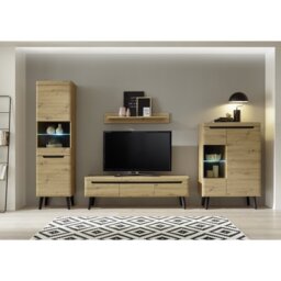 "Fidelia Unfinished Entertainment Centre for TVs up to 65"""