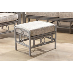 64cm Wide Solid Colour Footstool Ottoman