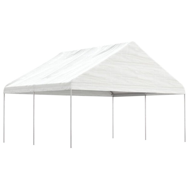 Dakota Fields Gazebo With Roof White 4.46X5.88X3.75 M Polyethylene