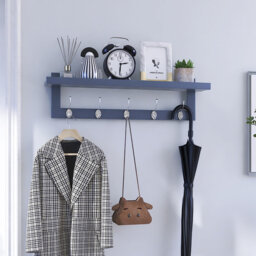 Aydian Solid Wood Wall 5 - Hook Wall Mounted Coat Rack