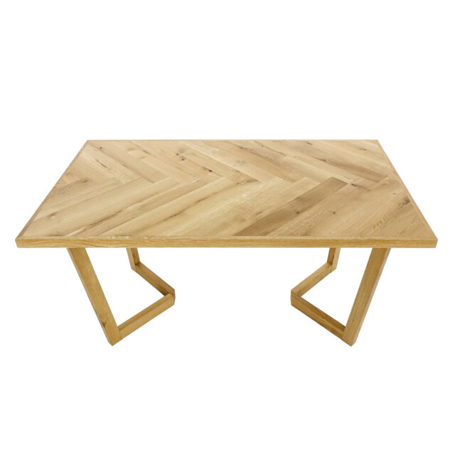Julianna Oak Solid Wood Base Dining Table
