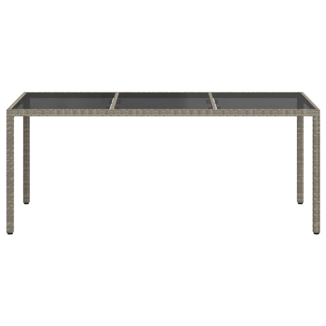 Castora Rectangular Metal Outdoor Dining Table , cm W 100cm cm D