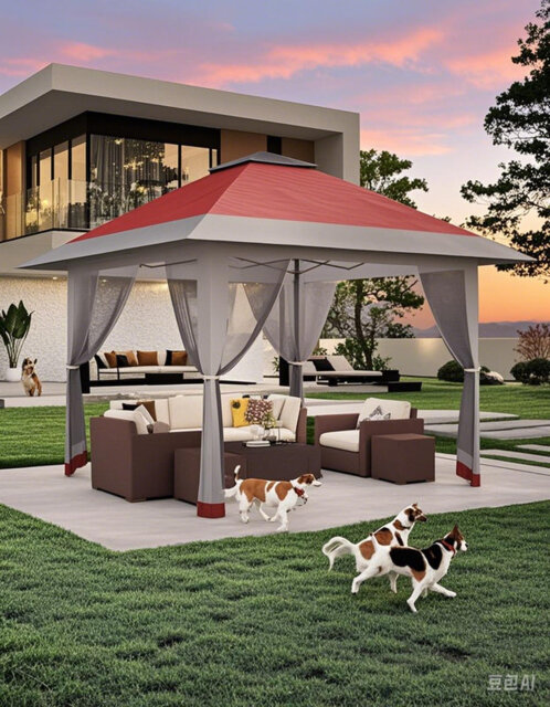 13 Ft. W x13 Ft. D Steel Soft-top Gazebo