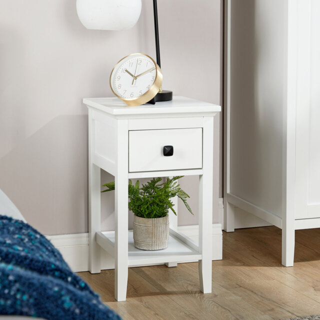 Alexandrina 32cm W Manufactured Wood Bedside Table