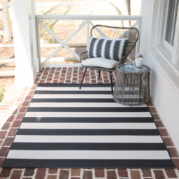Cecil Striped Indoor / Outdoor Area Rug