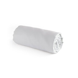 CXL by Christian Lacroix Fitted Sheet Cotton Satin Uni Dark Grey - 160 X 200 X 25 Cm