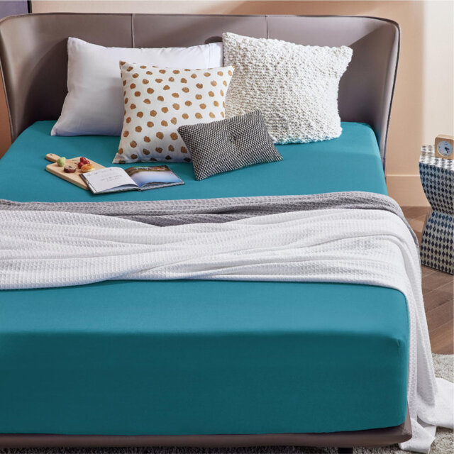 Bedsure Fitted Sheet Deep - Bed Sheets Extra Deep Pocket made of Soft Brushed Microfiber for Bed