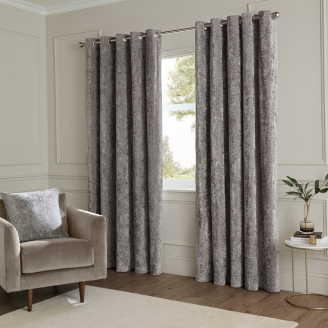 Lustre Velvet Room Darkening Curtain Panel Pair