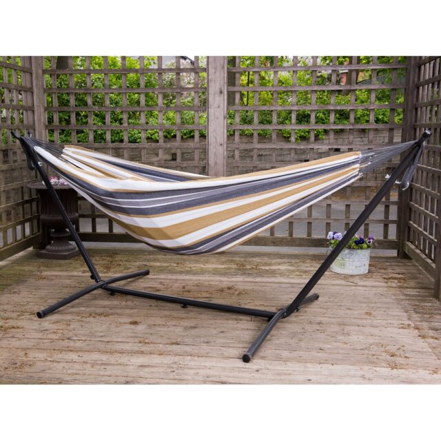 Emmaline Double Hammock with Stand