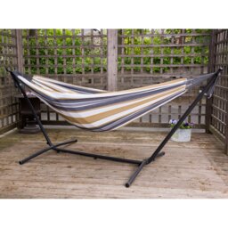 Emmaline Double Hammock with Stand