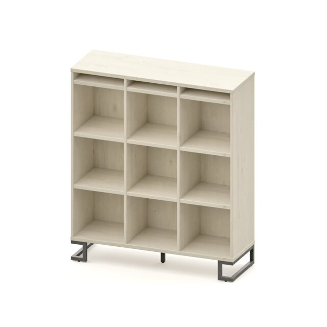 DeJuana 139cm H x 119cm W Cube Bookcase