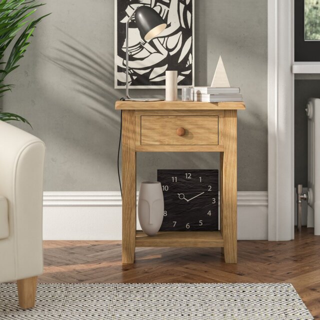 60cm Solid Wood Console Table