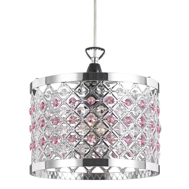 Modern Sparkly Ceiling Pendant Light Shade with Beads