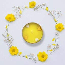 Vanilla Honey Scented Jar Candle