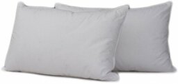 Duck Feather 100% Cotton Cover Pillow Pair