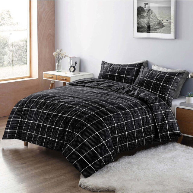 Aceline Cotton Blend Duvet Cover Set with Pillowcases Included