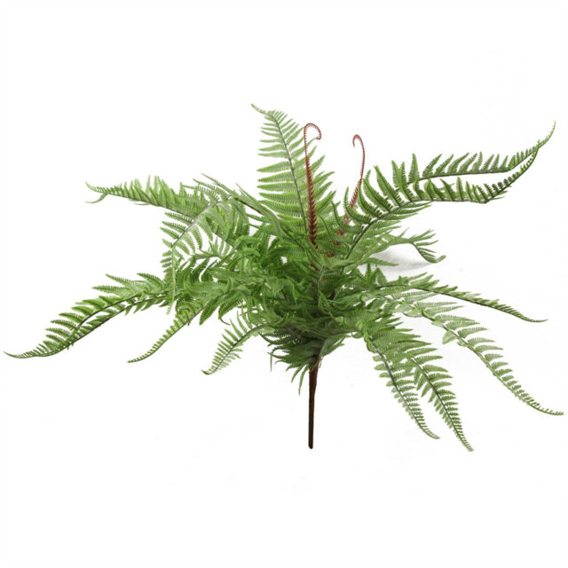 6 x 60cm Artificial Bushy Wood Fern Plant