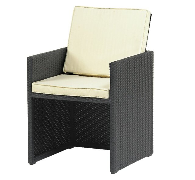 Cannes Garden Stool with Cushion