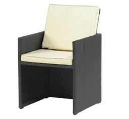 Cannes Garden Stool with Cushion