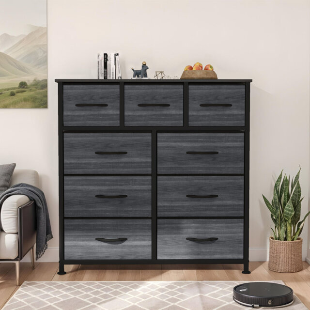 Ebern 9 Drawer  Chest of Drawers，100.1cm W Bedroom Drawers