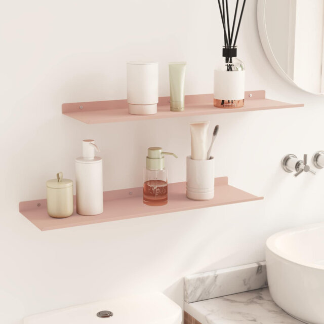 Floating Shelf Wall-Mounted Steel Home Storage Shelving Modern Shelves