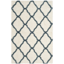 Atencio Power Loom Ivory/Slate Blue Rug
