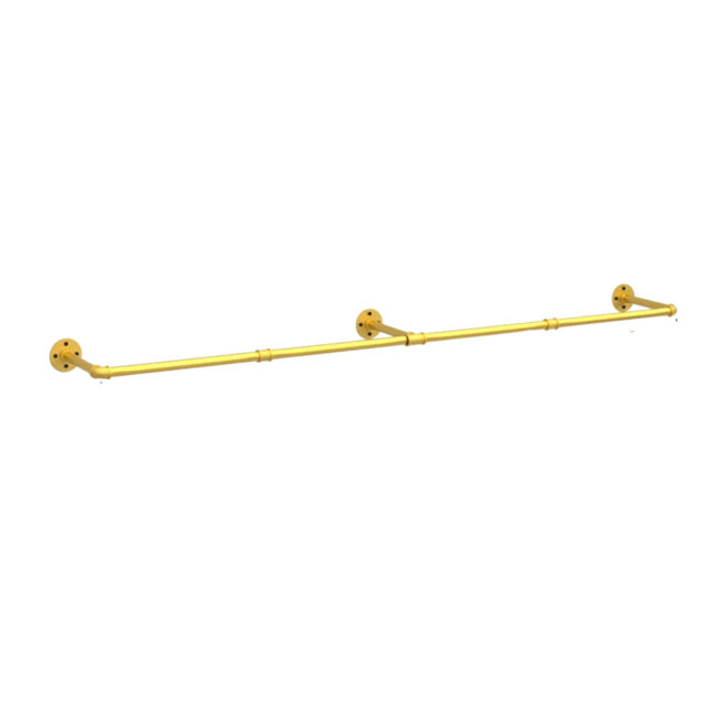 Ambrogino Industrial Adjustable Heavy Duty Pipe Wall-Mounted Hanging Rail