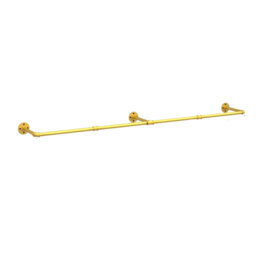 Ambrogino Industrial Adjustable Heavy Duty Pipe Wall-Mounted Hanging Rail