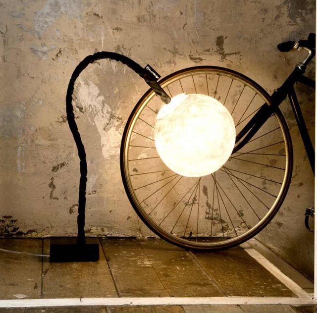 Black Arched Floor Lamp with Outlet