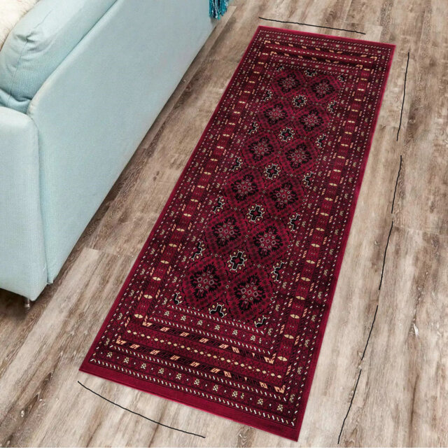 Traditional Oriental Hall Runner Rug Hallway Kitchen Lounge Mat Living Room Rugs